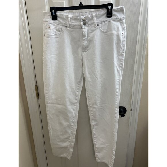 Curve Appeal Women's Curve Creator Skinny White Size 10/30 - Picture 1 of 16